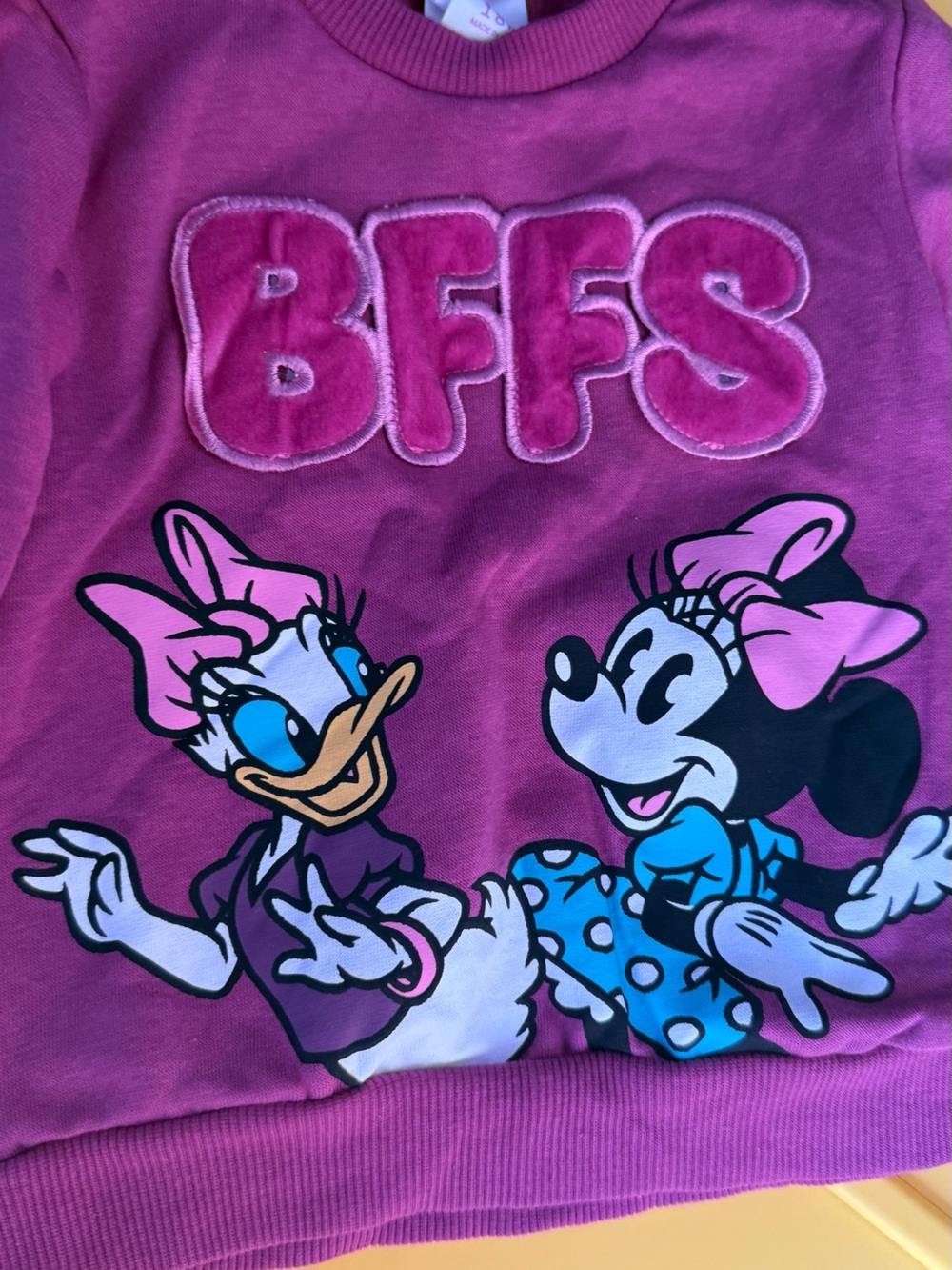 Disney Pink Minnie & Daisy BFFs Pullover Sweatshirt